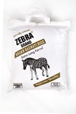 Brown Basmati Rice Zebra Brand